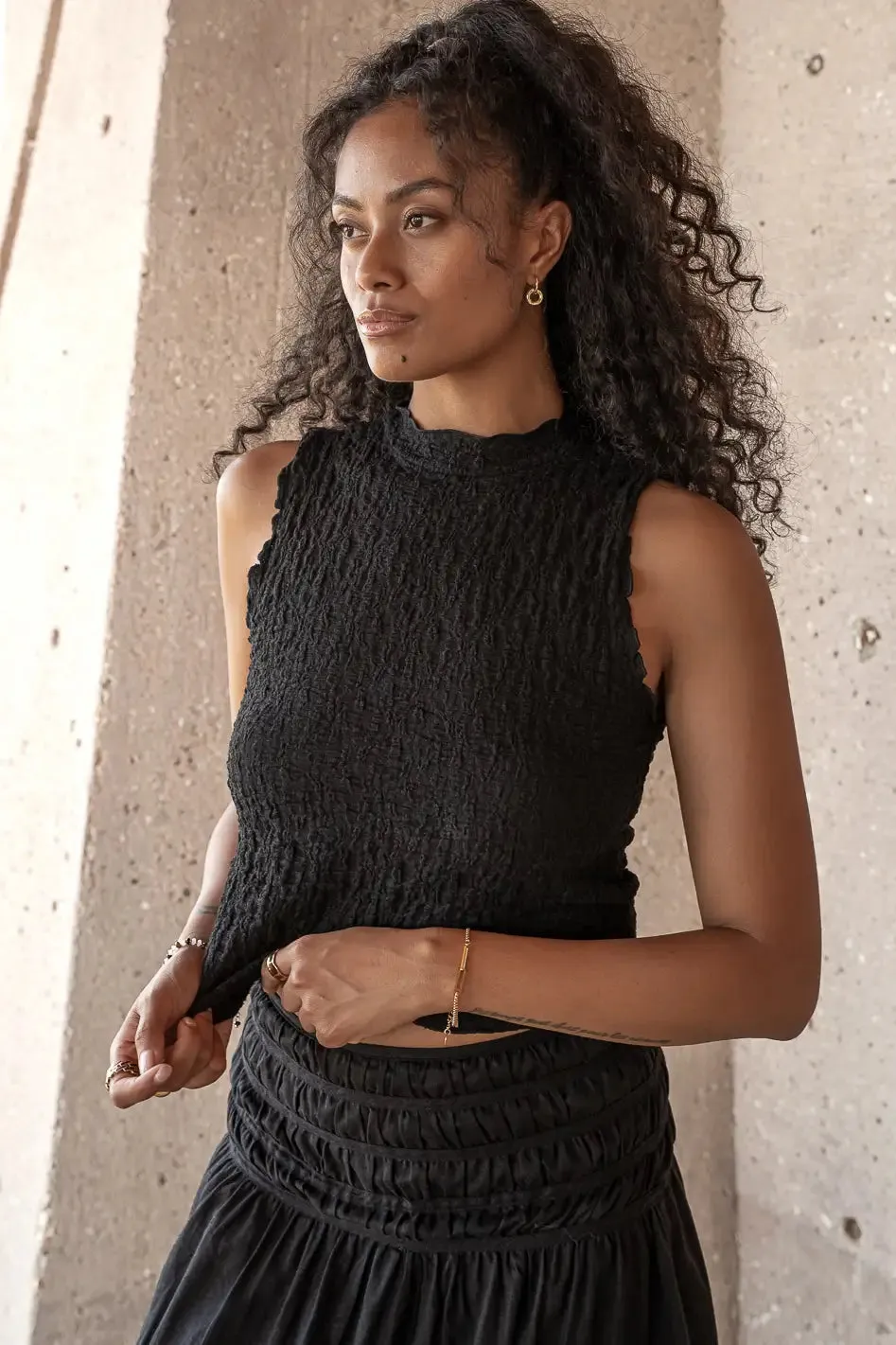 Iris Textured Top - FINAL SALE sold by bohme product image thumbnail 2