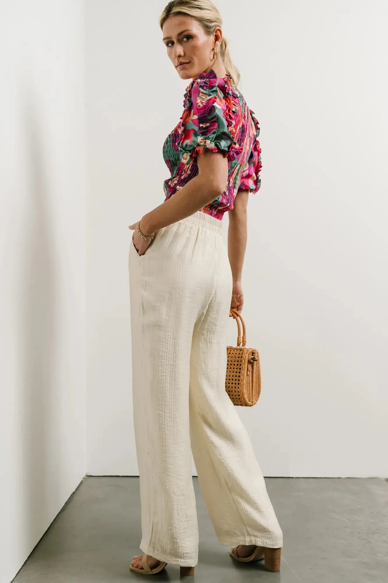Jennilyn Pants in Cream - FINAL SALE sold by bohme product image thumbnail 4