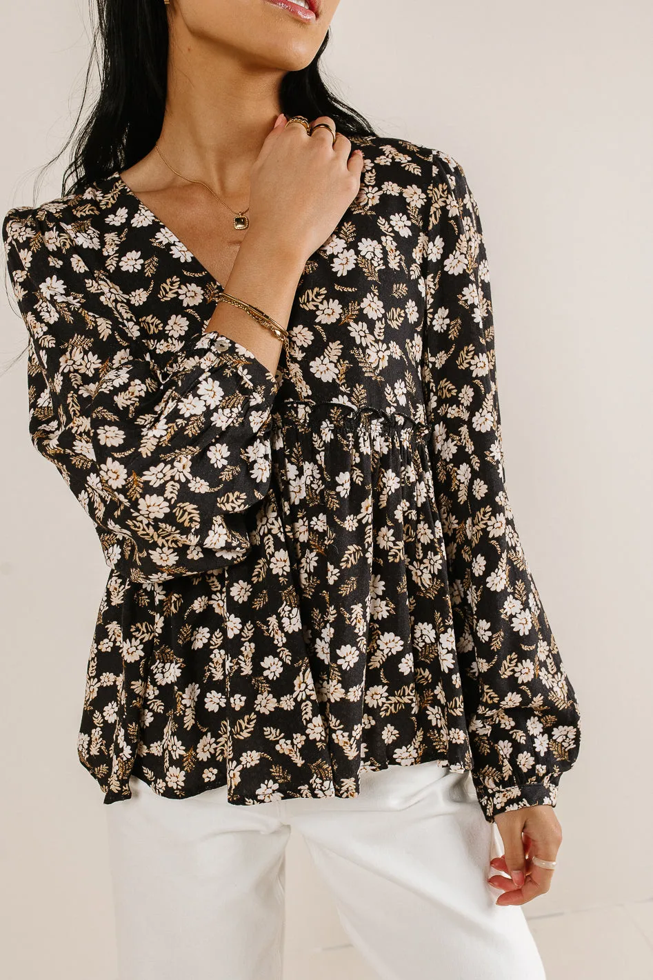 Kylin Floral Blouse sold by bohme