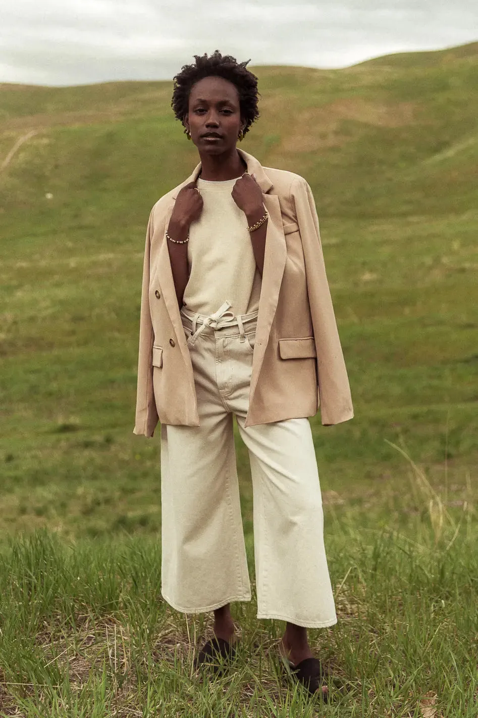 Romaine Blazer in Taupe - FINAL SALE sold by bohme product image thumbnail 4