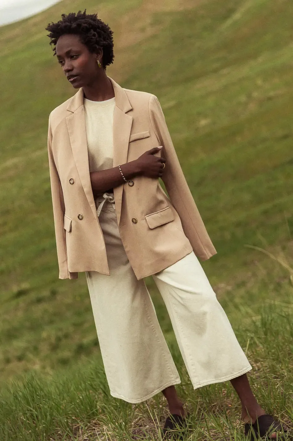 Romaine Blazer in Taupe - FINAL SALE sold by bohme product image thumbnail 5