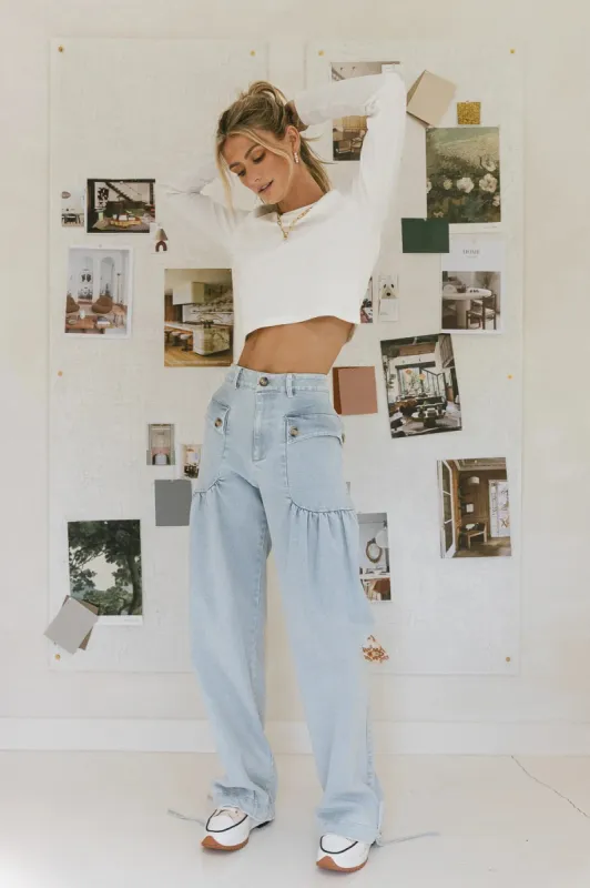 Adalynn Jeans in Light Wash - FINAL SALE sold by bohme
