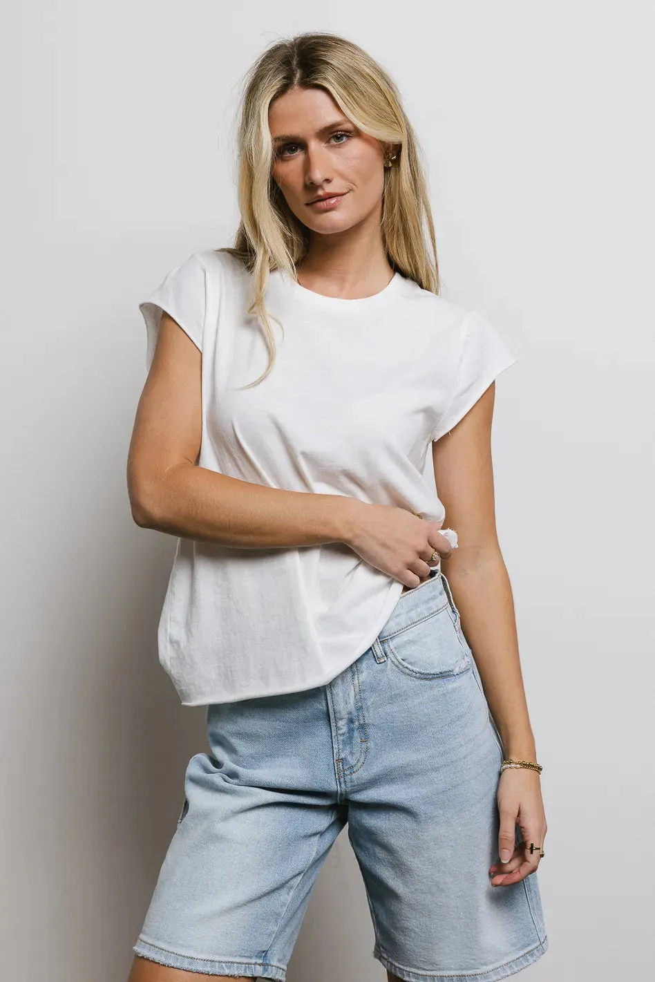 Ember T-Shirt in Off White - FINAL SALE sold by bohme product image thumbnail 2