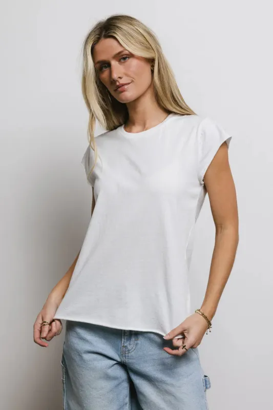 Ember T-Shirt in Off White - FINAL SALE sold by bohme