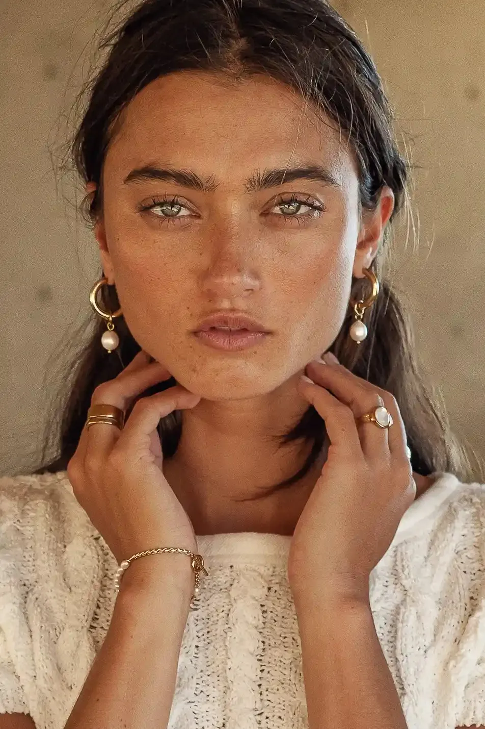 Leilani Hoop Earrings - FINAL SALE sold by bohme