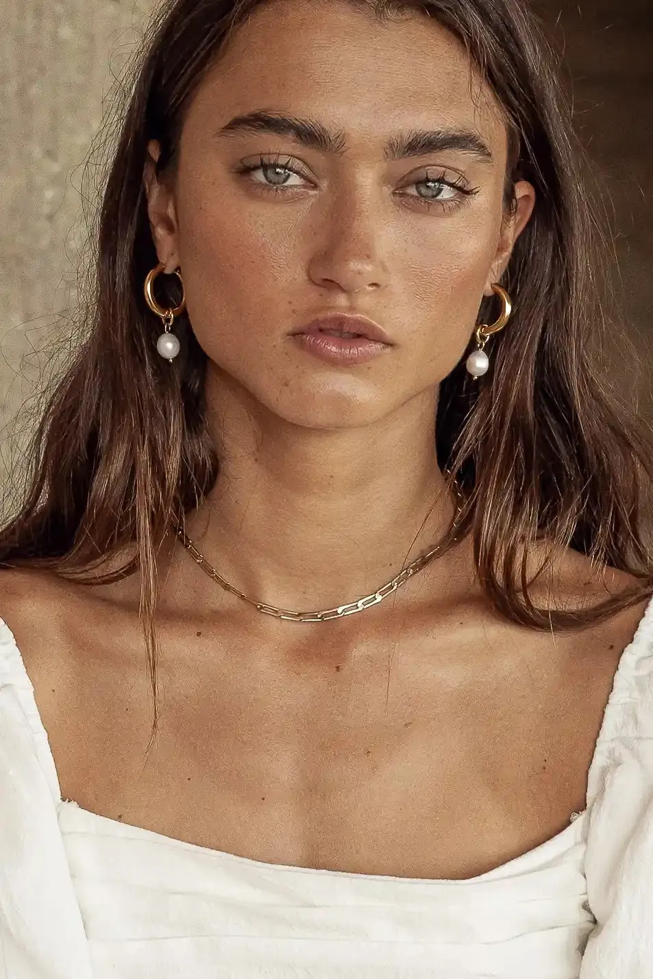 Leilani Hoop Earrings - FINAL SALE sold by bohme product image thumbnail 3