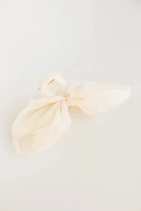Mesh Bow Claw Clip sold by bohme