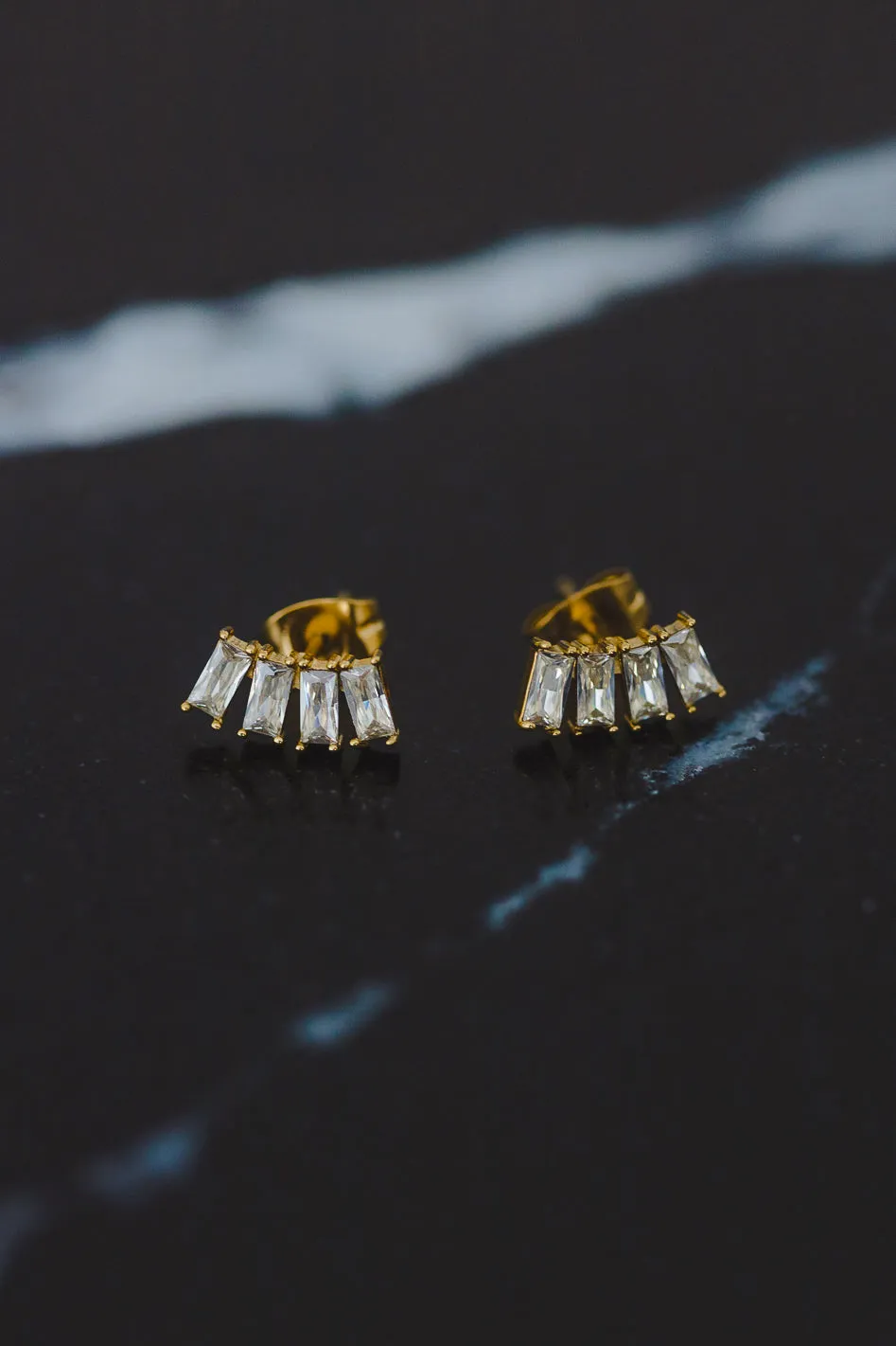 Myra Stud Earrings sold by bohme