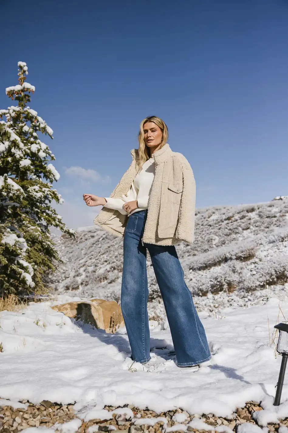 BlankNYC Corduroy Sherpa Jacket - FINAL SALE sold by bohme product image thumbnail 4