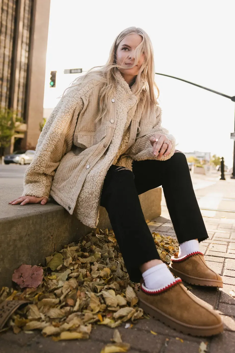 BlankNYC Corduroy Sherpa Jacket - FINAL SALE sold by bohme product image thumbnail 5