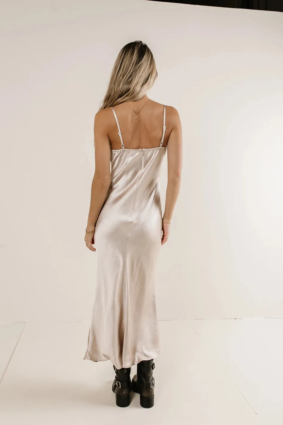 Vanessa Twofer Dress in Champagne - FINAL SALE sold by bohme product image thumbnail 5