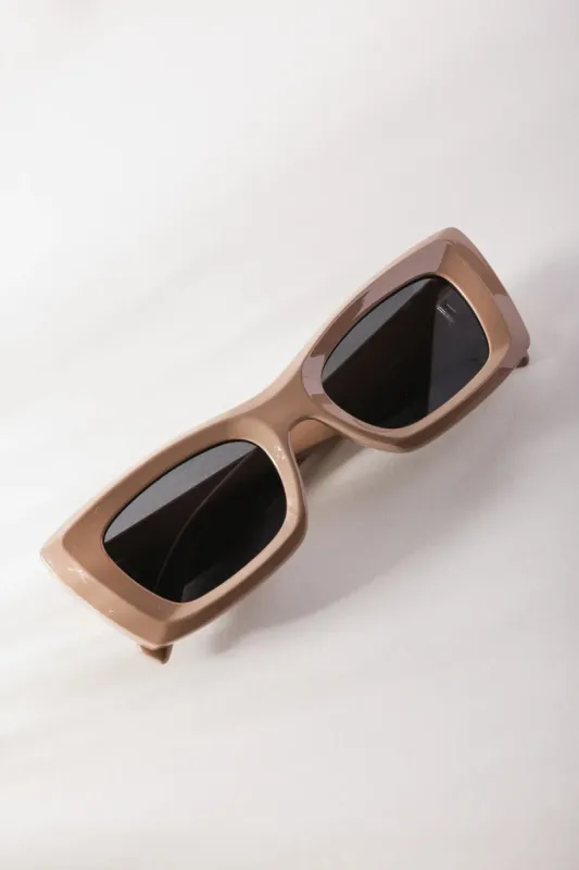 Kamree Sunglasses in Mocha sold by bohme