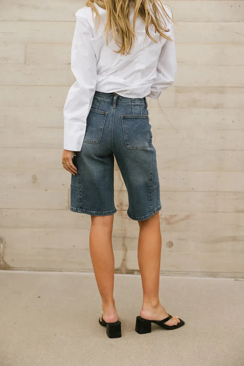 Ashtyn Denim Bermudas - FINAL SALE sold by bohme product image thumbnail 4