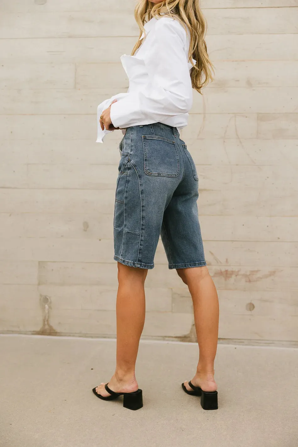 Ashtyn Denim Bermudas - FINAL SALE sold by bohme product image thumbnail 5