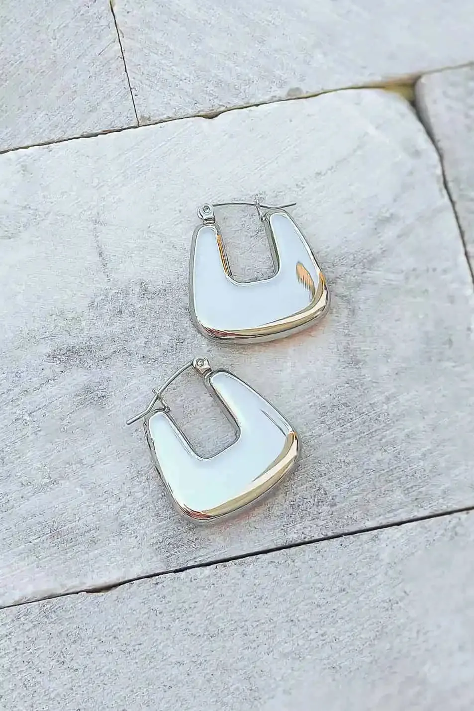 Hanna Earrings in Silver - FINAL SALE sold by bohme product image thumbnail 2