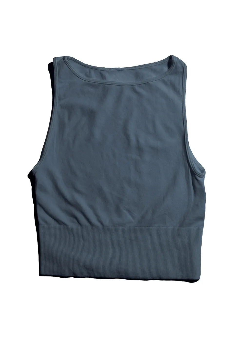 Kara Cropped Tank in Blue - FINAL SALE sold by bohme product image thumbnail 4