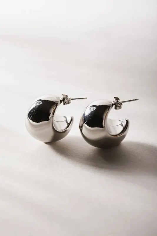 Nancy Earrings in Silver - Tarnish Free - FINAL SALE sold by bohme