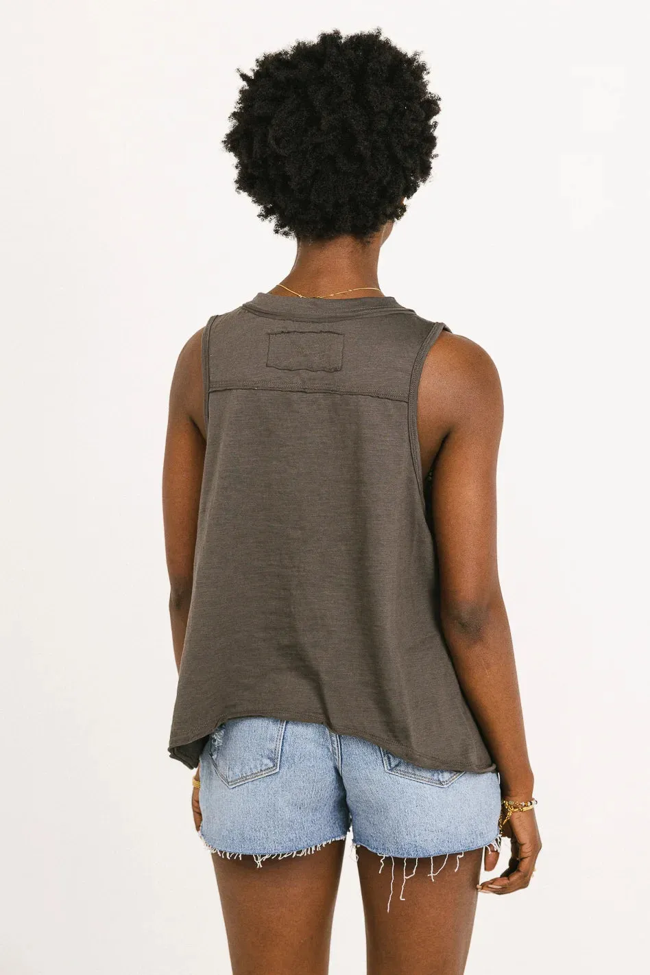 Zaylee Tank in Charcoal - FINAL SALE sold by bohme product image thumbnail 2