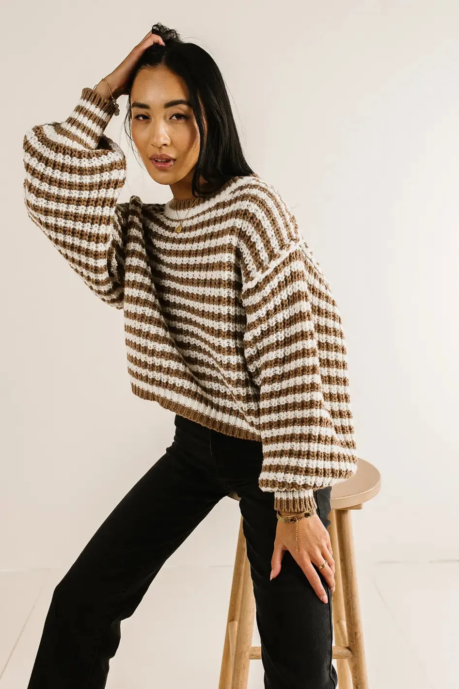 Kayla Striped Sweater - FINAL SALE sold by bohme product image thumbnail 3