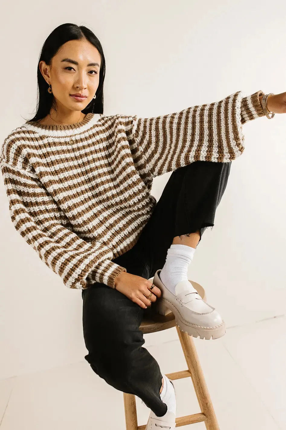 Kayla Striped Sweater - FINAL SALE sold by bohme product image thumbnail 4