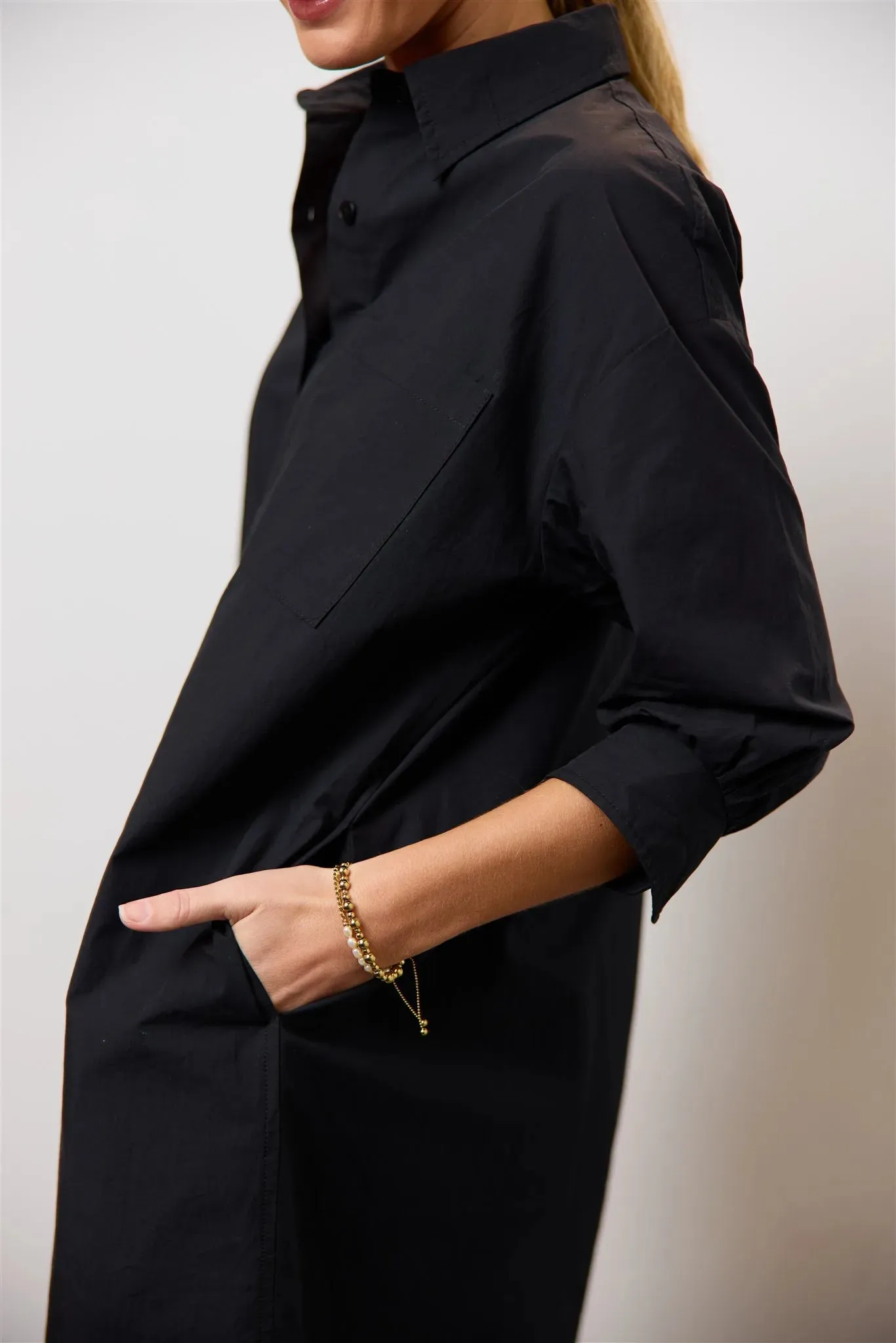 Dylan Button Up Dress - FINAL SALE sold by bohme product image thumbnail 4