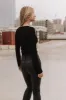Quincy Henley Top in Black - FINAL SALE sold by bohme