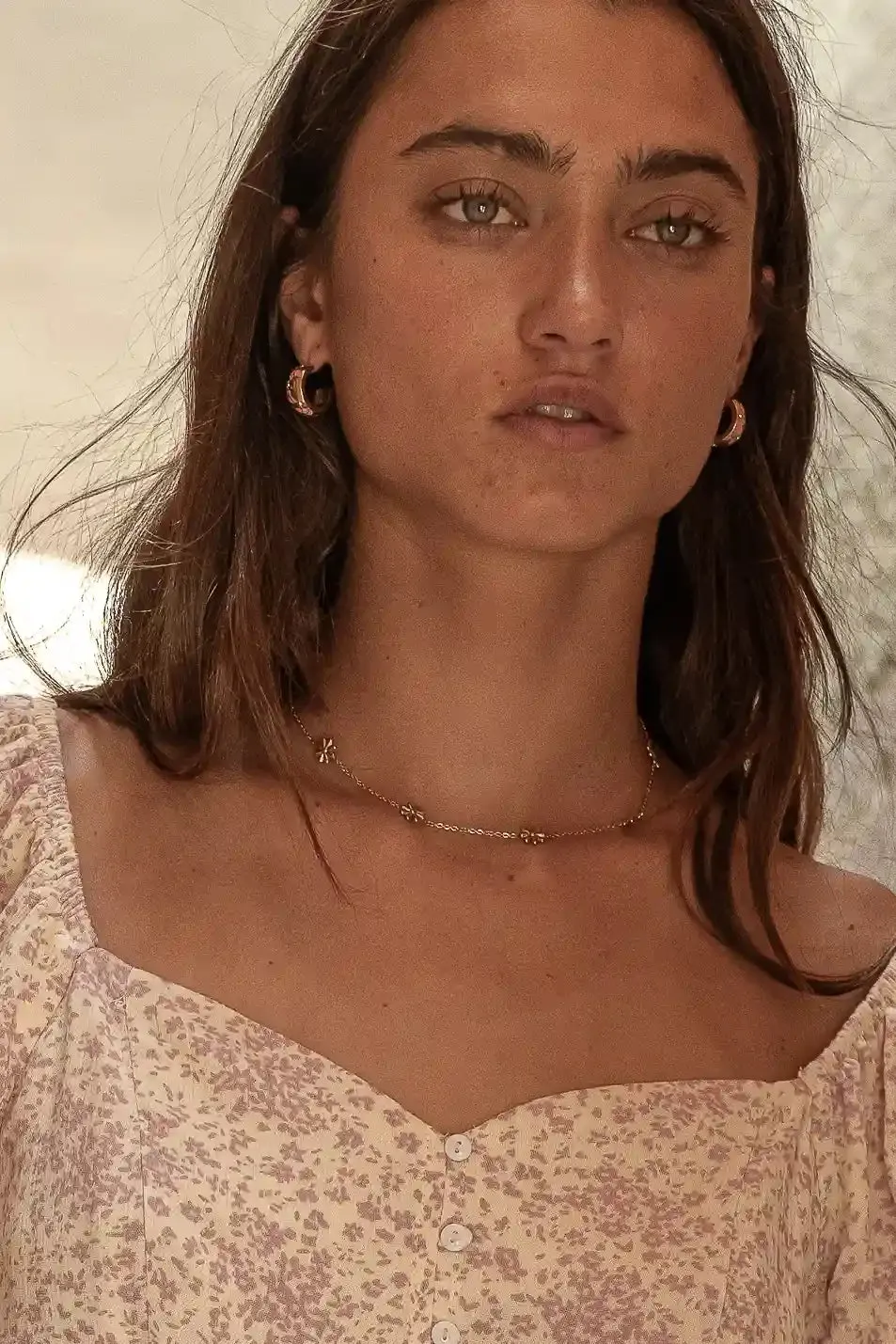 Katherine Open Hoop Earrings - FINAL SALE sold by bohme product image thumbnail 2