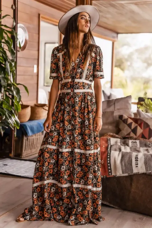 Holly Floral Maxi Dress - FINAL SALE sold by bohme