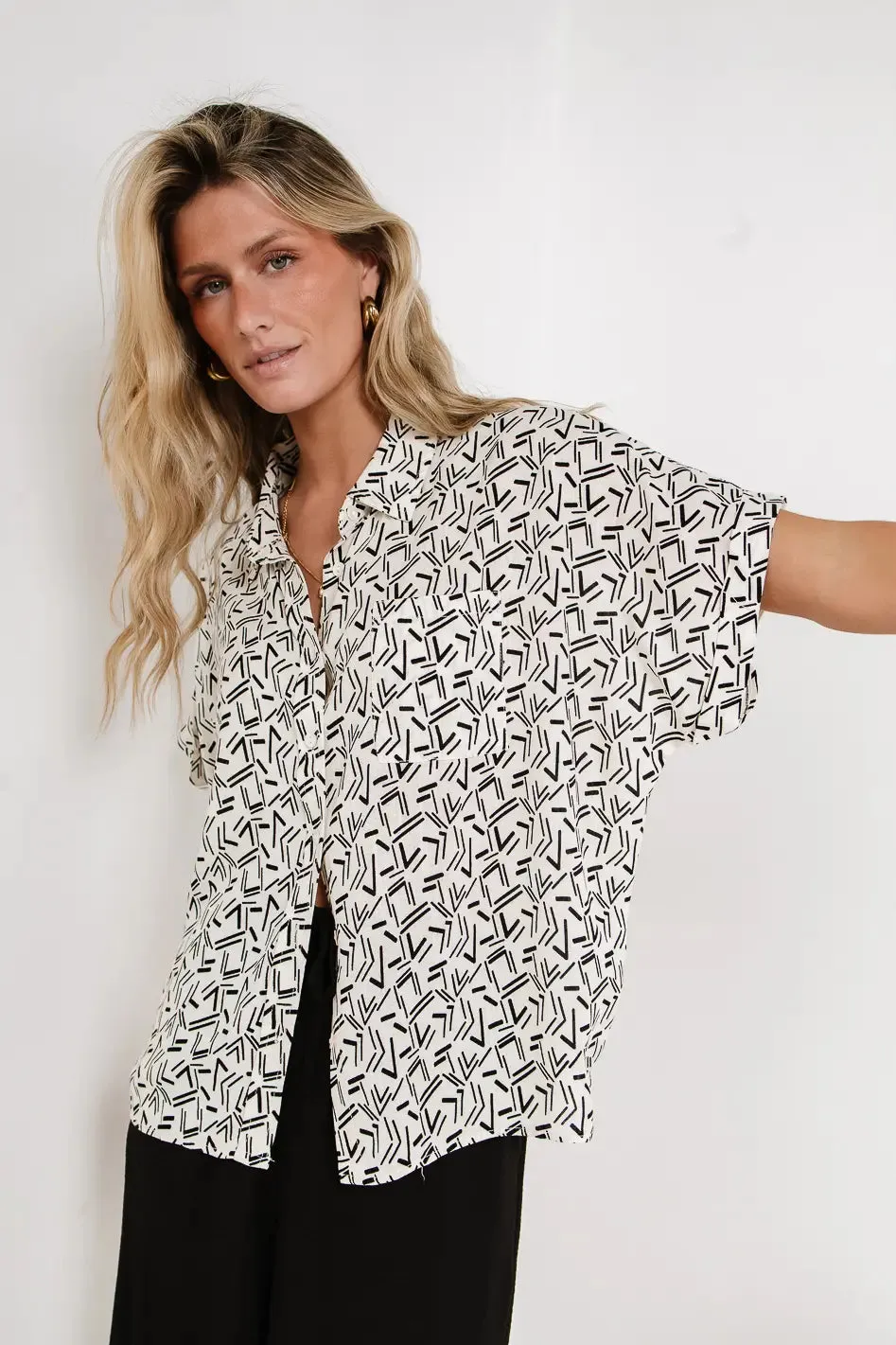 Willie Printed Button Up - FINAL SALE sold by bohme