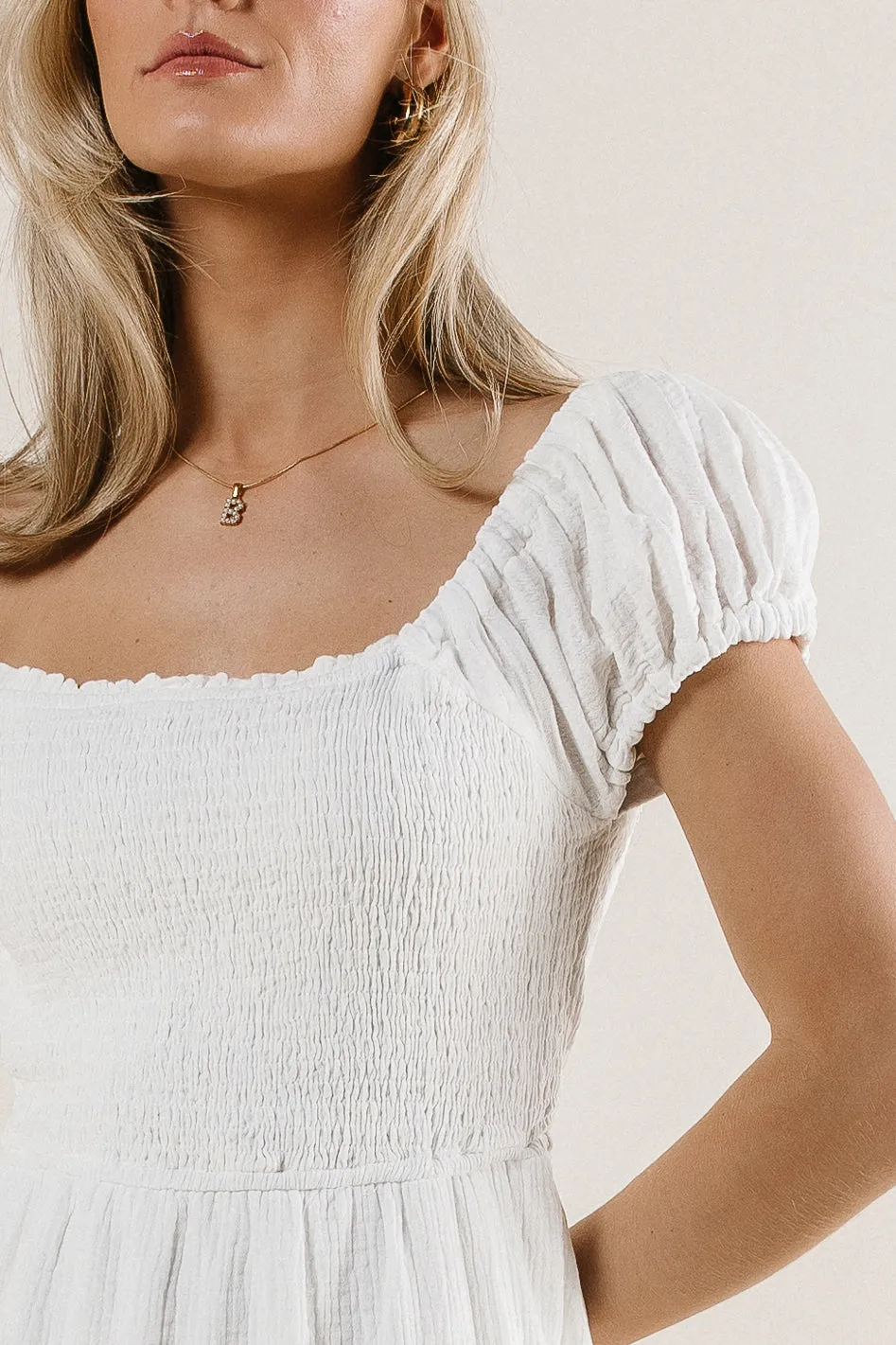 Janeia Textured Mini Dress - FINAL SALE sold by bohme product image thumbnail 2