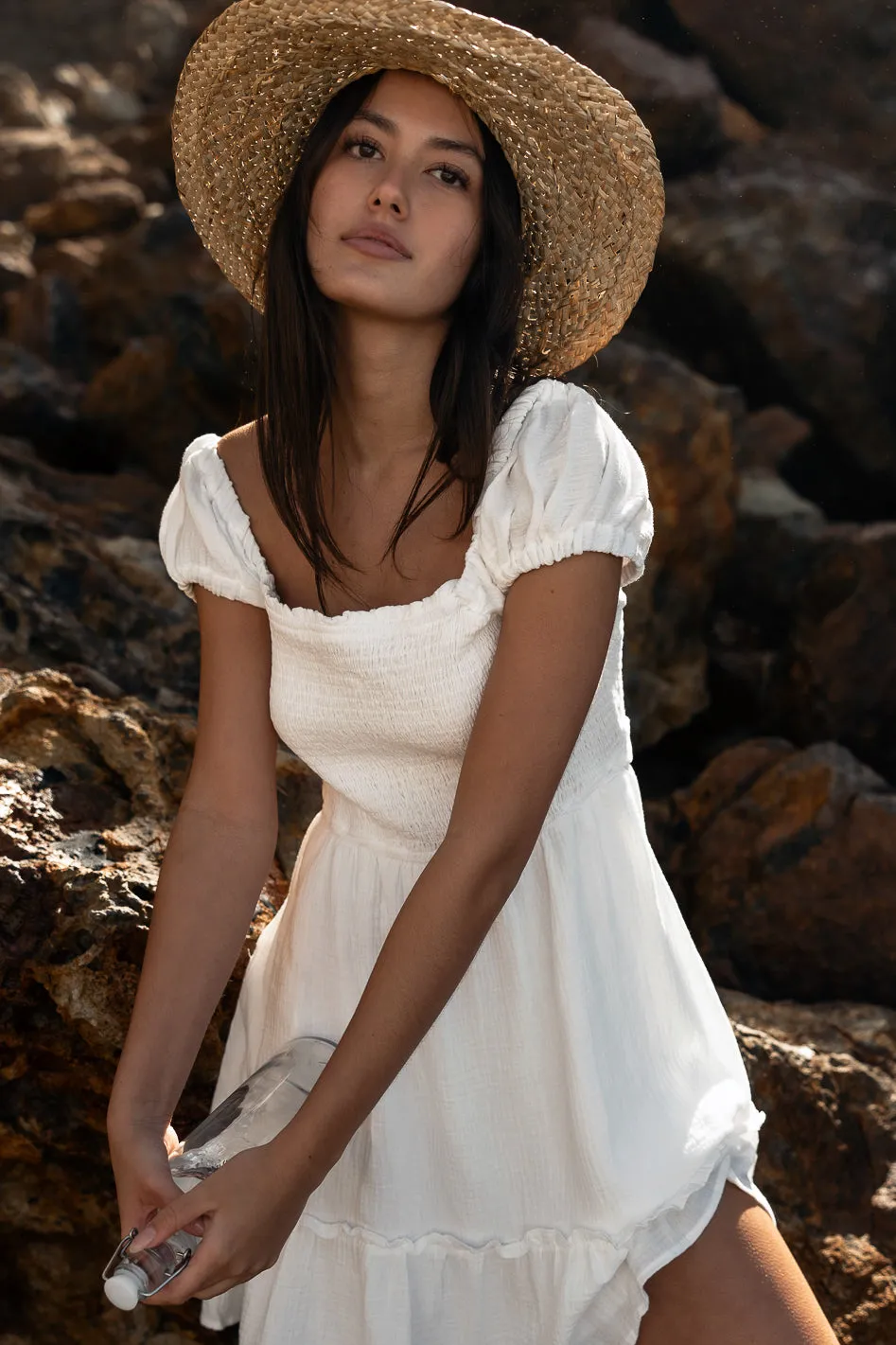 Janeia Textured Mini Dress - FINAL SALE sold by bohme