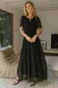 Fiona Maxi Dress in Black - FINAL SALE sold by bohme