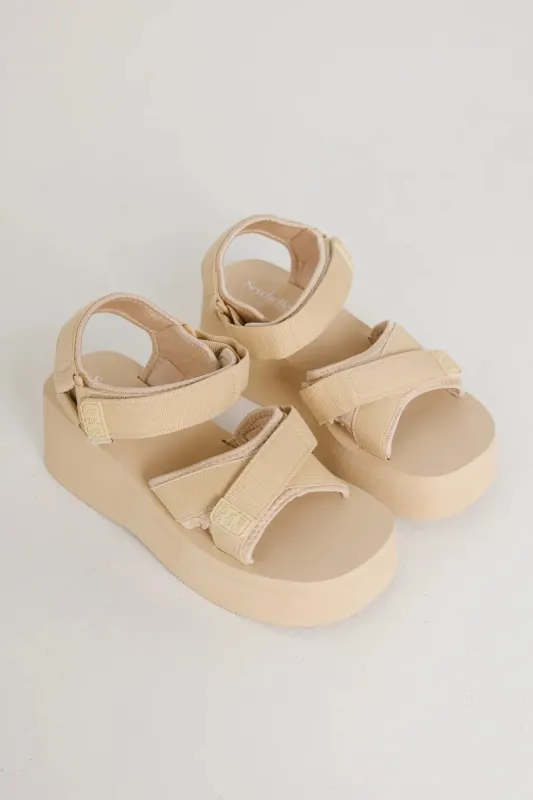 Seychelles Serenade Platform Sandals in Tan - FINAL SALE made by bohme