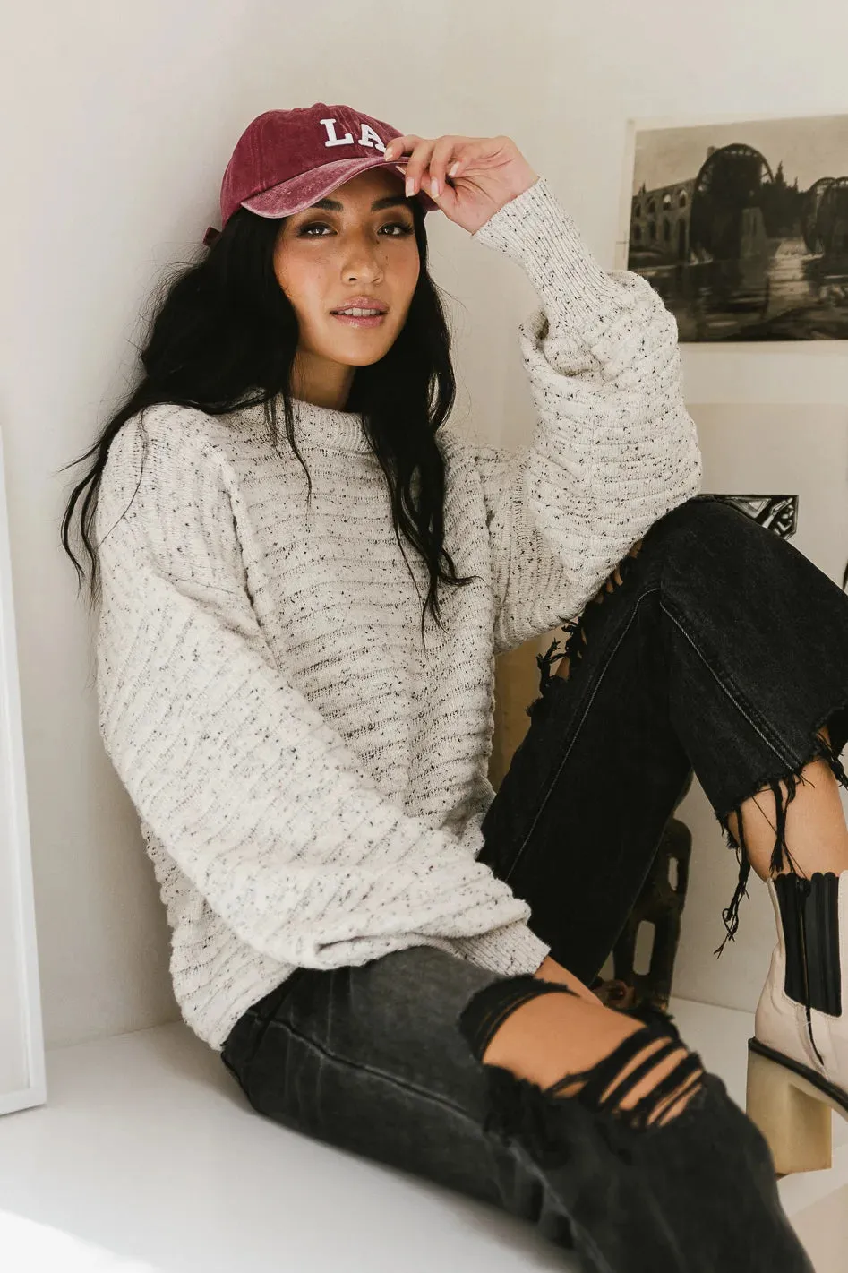 Mya Ribbed Sweater - FINAL SALE sold by bohme