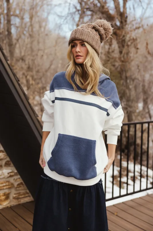 Arielle Colorblock Hoodie - FINAL SALE sold by bohme