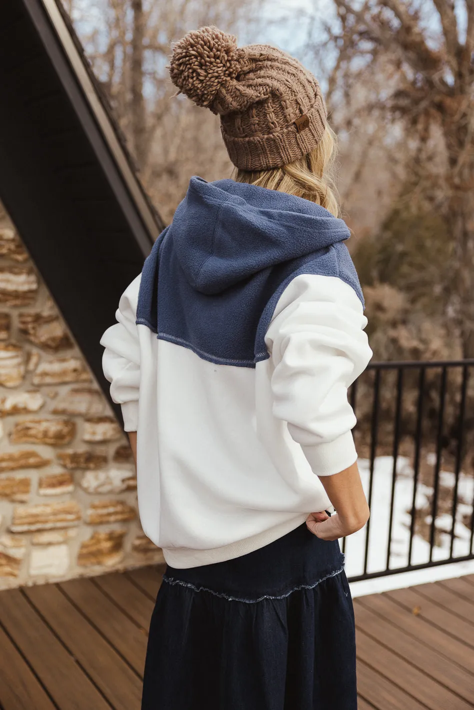 Arielle Colorblock Hoodie - FINAL SALE sold by bohme product image thumbnail 5