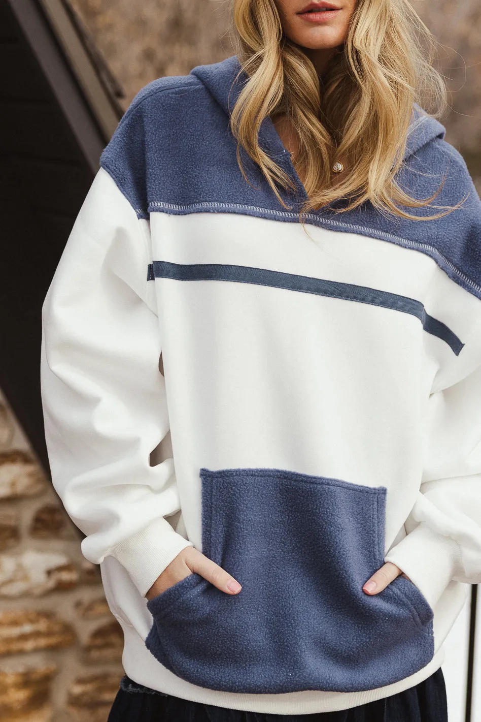 Arielle Colorblock Hoodie - FINAL SALE sold by bohme product image thumbnail 4