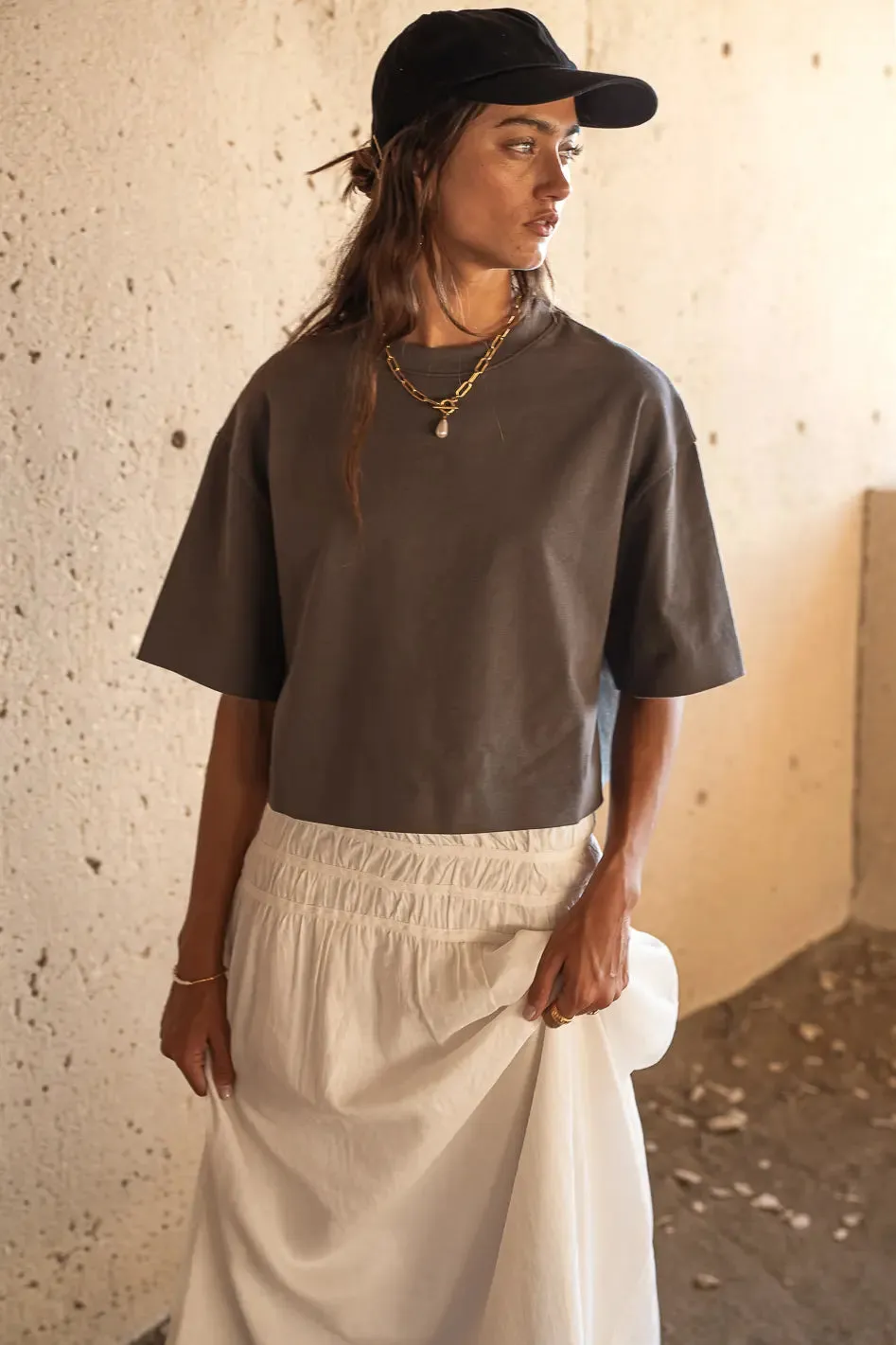 Talia Top in Charcoal - FINAL SALE sold by bohme product image thumbnail 4