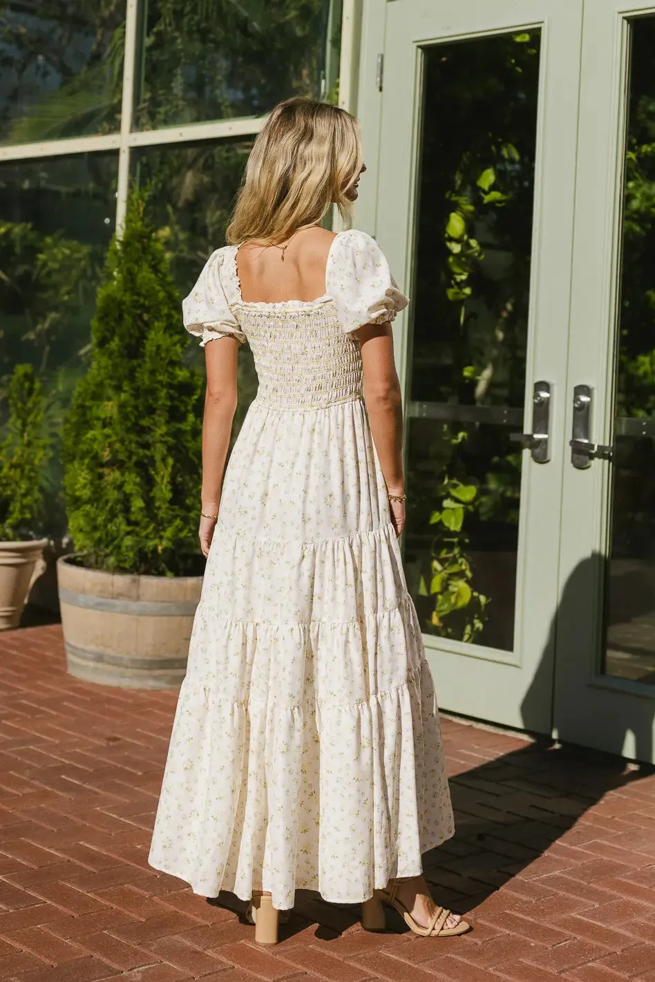 Sloane Smocked Maxi Dress - FINAL SALE sold by bohme product image thumbnail 2