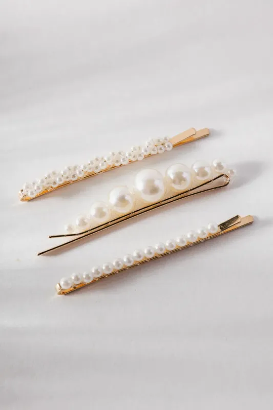 Pearl Bobby Pin Set sold by bohme