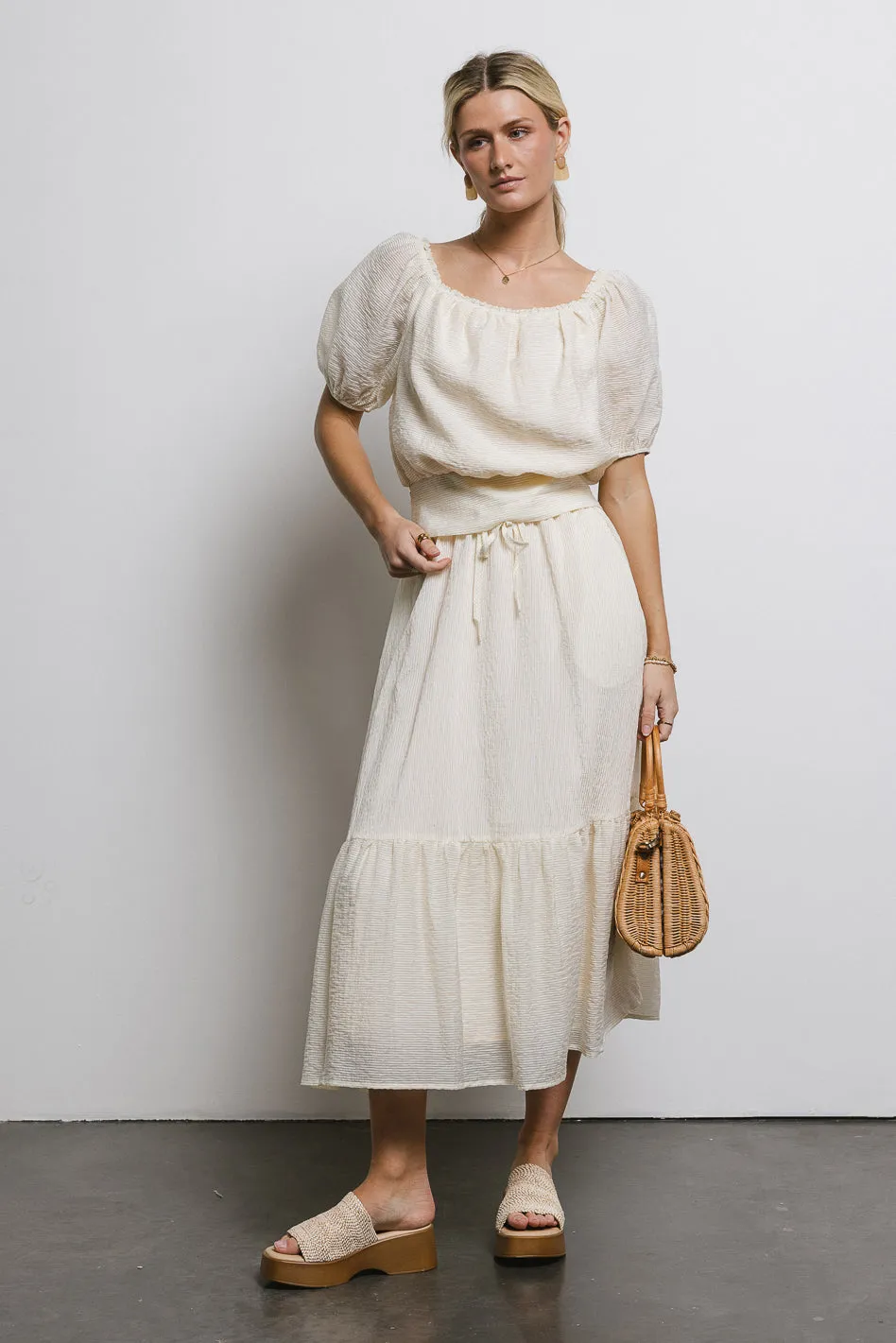 Caroline Striped Skirt - FINAL SALE sold by bohme product image thumbnail 4