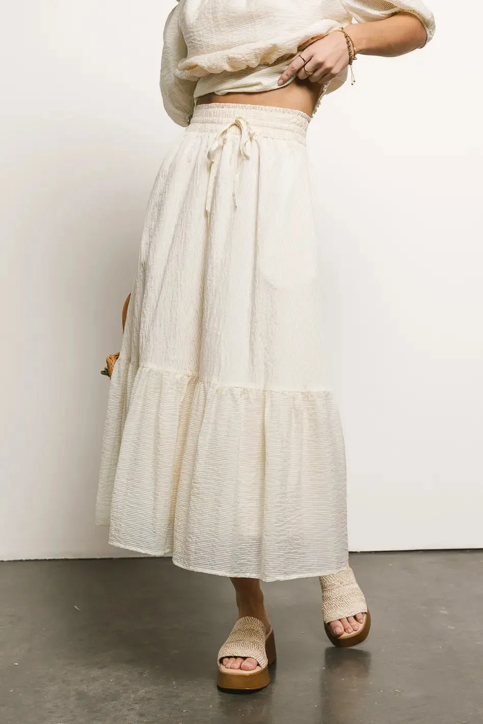 Caroline Striped Skirt - FINAL SALE sold by bohme