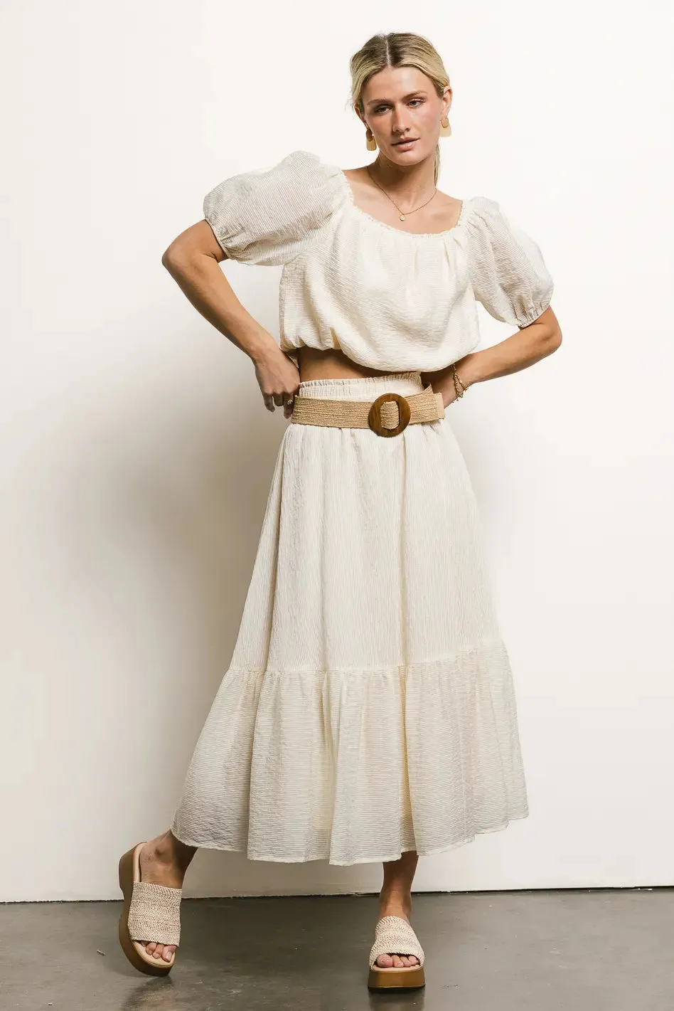 Caroline Striped Skirt - FINAL SALE sold by bohme product image thumbnail 2