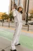 Amy Cropped Sleeveless Hoodie in Grey - FINAL SALE sold by bohme