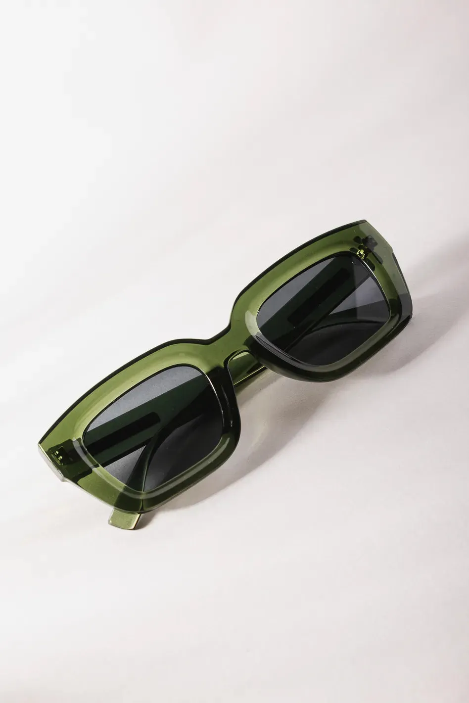 Shalee Sunglasses in Hunter Green - FINAL SALE sold by bohme