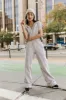 Amy Cropped Sleeveless Hoodie in Grey - FINAL SALE sold by bohme