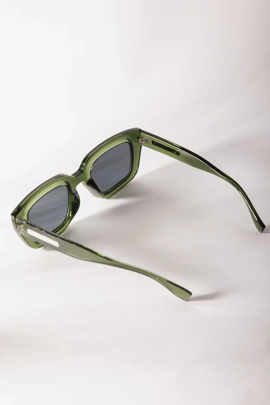 Shalee Sunglasses in Hunter Green - FINAL SALE sold by bohme product image thumbnail 2