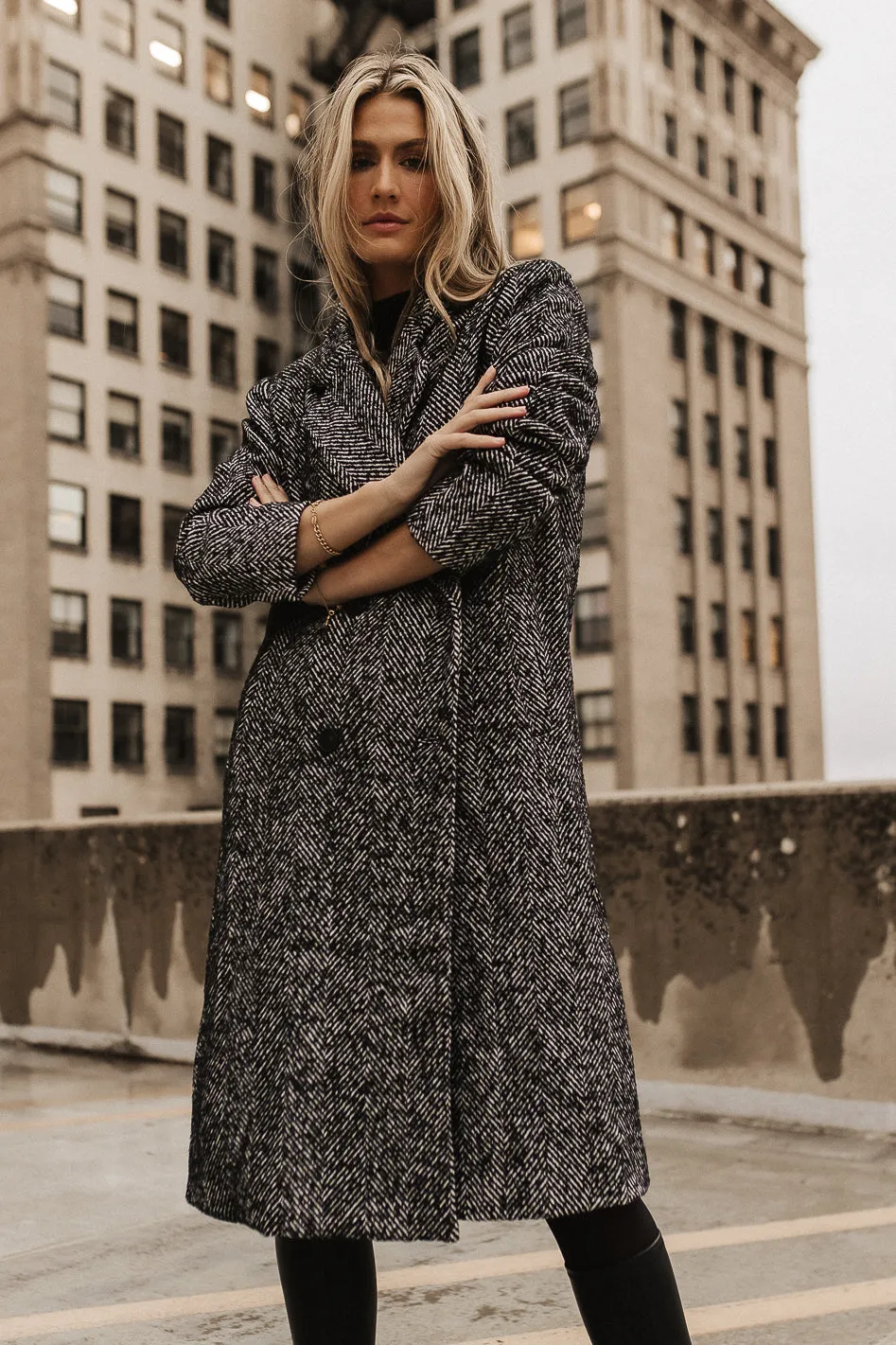 Logan Herringbone Coat - FINAL SALE sold by bohme