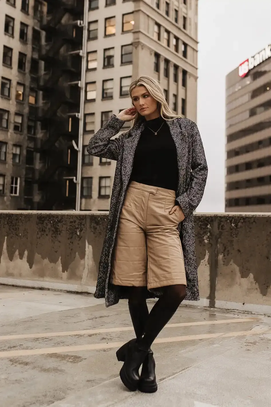 Logan Herringbone Coat - FINAL SALE sold by bohme product image thumbnail 5