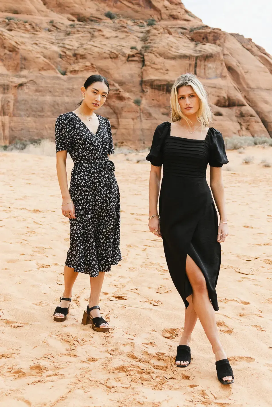 Taja Pleated Midi Dress - FINAL SALE sold by bohme product image thumbnail 3